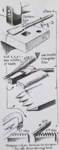 Modern Blacksmith stone chisel